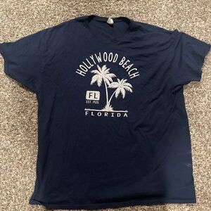 hollywood beach 2009 graphic tee